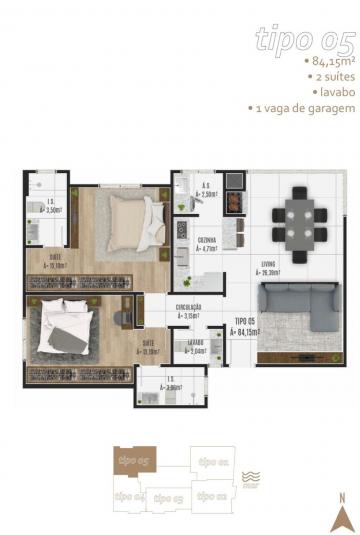 Alugar Apartamento / Padrão em Navegantes. apenas R$ 624.596,74